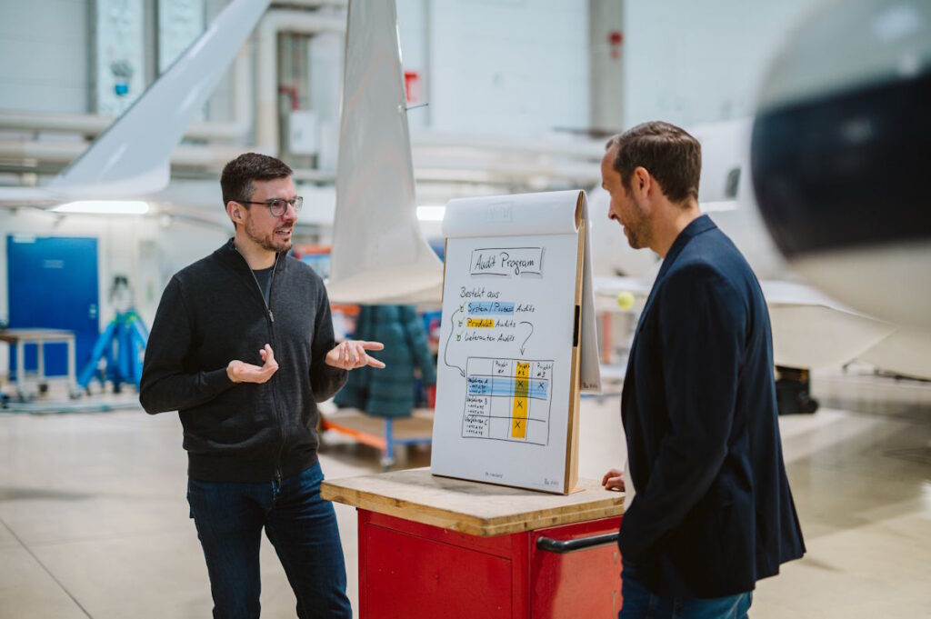 Robert Richter im Compliance Mentoring mit einem Kunden